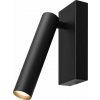 Nástenné svetlo Roll s čiernym pripojením čierne Nástenné svetlo Roll s čiernym pripojením čierne
