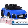 Joko Elektrické autíčko Audi R8 Spyder 12V EVA kolesá modrá