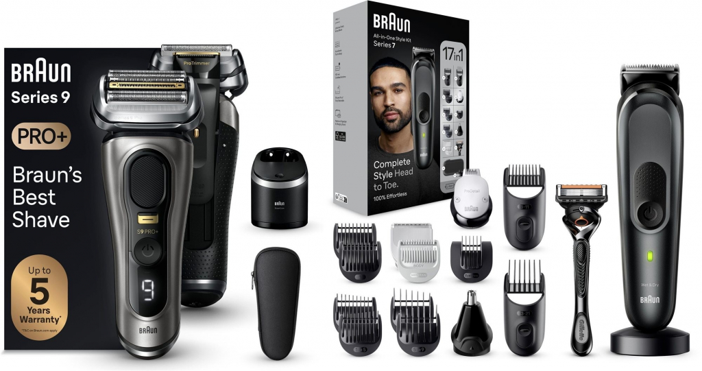 Braun Series 9 Pro+ Wet & Dry + Braun All-In-One Series 7 MGK7491 BRAHS49SS