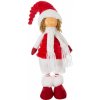 Eurofirany Vianočný chlapec 52 cm s červenou čiapočkou a šálom UNI Eurofirany Vianočný chlapec 52 cm s červenou čiapočkou a šálom UNI