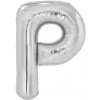 Amscan Fóliový balónik písmeno P 86 cm strieborný Amscan Fóliový balónik písmeno P 86 cm strieborný