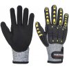 PORTWEST Rukavice Anti Impact Cut Resistant A722, proti nárazu a pořezu POR-A722G8RS S Šedá/černá PORTWEST Rukavice Anti Impact Cut Resistant A722, proti nárazu a pořezu POR-A722G8RS S Šedá/černá