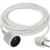 EMOS Predlžovací kábel 5 m / 1 zásuvka / biely / PVC / 1 mm2 P0115 EMOS Predlžovací kábel 5 m / 1 zásuvka / biely / PVC / 1 mm2 P0115