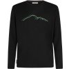 Pánske funkčné tričko Icebreaker Men Merino 150 Tech Lite LS Tee Rainer Ridge Veľkosť: XL / Farba: čierna Pánske funkčné tričko Icebreaker Men Merino 150 Tech Lite LS Tee Rainer Ridge Veľkosť: XL / Farba: čierna