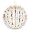 ACA Lighting LED vianočné 3D guľa, priemer 25 cm, 120 LED, 230V, IP44 ACA Lighting LED vianočné 3D guľa, priemer 25 cm, 120 LED, 230V, IP44