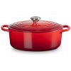 Le creuset Signature hrniec oválny 29cm Farba: Červená Le creuset Signature hrniec oválny 29cm Farba: Červená