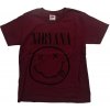 Nirvana tričko Grey Smiley Červená 3 – 4 roky Nirvana tričko Grey Smiley Červená 3 – 4 roky