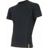 Pánske tričko SENSOR Merino DF black L Pánske tričko SENSOR Merino DF black L