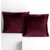 Súprava 2 ks obliečok na vankúše AmeliaHome Velvet Side červená, veľkosť 50x70 Súprava 2 ks obliečok na vankúše AmeliaHome Velvet Side červená, veľkosť 50x70