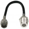 Anténny adaptér F konektor samica/SMA konektor samec, 10 cm