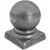 Krytka na stĺpik s guľou 60x60, h76, D60mm, t0,8mm Krytka na stĺpik s guľou 60x60, h76, D60mm, t0,8mm