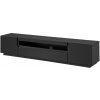 Nabytok-Bogart TV stolík Loftia 200 cm s otvorenou policou - čierna / čierny mat Nabytok-Bogart TV stolík Loftia 200 cm s otvorenou policou - čierna / čierny mat