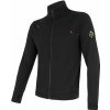 SENSOR MERINO UPPER pánska mikina celozip čierna Veľkosť: M SENSOR MERINO UPPER pánska mikina celozip čierna Veľkosť: M