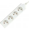 Predlžovací kábel PremiumCord predlžovací prívod 230V 4 zásuvky biely 7m (PP4-07) Predlžovací kábel PremiumCord predlžovací prívod 230V 4 zásuvky biely 7m (PP4-07)