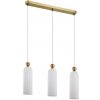 Light Prestige | Závesný luster PIEGA na lanku 3xE14/40W/230V mosadz/biela | LP-939/3L white Light Prestige | Závesný luster PIEGA na lanku 3xE14/40W/230V mosadz/biela | LP-939/3L white