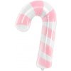 PartyDeco Fóliový balón - Vianočné lízatko ružové 82 cm PartyDeco Fóliový balón - Vianočné lízatko ružové 82 cm
