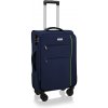 AVANCEA Textilný cestovný kufor GP4555 4W modrý S 60x37x24 cm AVANCEA Textilný cestovný kufor GP4555 4W modrý S 60x37x24 cm