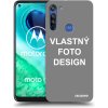 Púzdro Picasee silikónové Motorola Moto G8 Vlastný design/motiv čiré