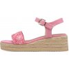 Tamaris 1-28059-44-531 dámske sandále na kline ružové