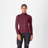 CASTELLI Cyklistická zateplená bunda - ALPHA 150 W - bordová S CASTELLI Cyklistická zateplená bunda - ALPHA 150 W - bordová S