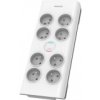 Prepäťová ochrana Philips SPN7080WA/58, biela 2m Prepäťová ochrana Philips SPN7080WA/58, biela 2m