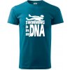 Swimming is in my DNA - Klasické pánske tričko vyššej gramáže - 3XL ( Petrolejová ) Swimming is in my DNA - Klasické pánske tričko vyššej gramáže - 3XL ( Petrolejová )