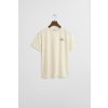 Gant Graphic Ss T-shirt Cream