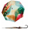 DOPPLER Carbonsteel Long AC Oasis - dámský holový vystřelovací deštník vícebarevný 714865O
