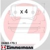 Sada brzdových platničiek kotúčovej brzdy ZIMMERMANN 24483.170.1 Sada brzdových platničiek kotúčovej brzdy ZIMMERMANN 24483.170.1