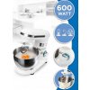 PORIADNY biely kuchynský robot 600 W s miskou RVS 4L + 3 miešadlá 6 rýchlostí PORIADNY biely kuchynský robot 600 W s miskou RVS 4L + 3 miešadlá 6 rýchlostí