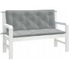 VidaXL Podložky / Vankúše na záhradnú lavicu, 2 ks, svetlosivý melír VidaXL Podložky / Vankúše na záhradnú lavicu, 2 ks, svetlosivý melír