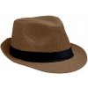 Papierový slamený klobúk, hnedá Papierový slamený klobúk, hnedá