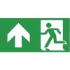 Piktogramy DS 300x150 pre rám DS E11 - Exit nahoru L Piktogramy DS 300x150 pre rám DS E11 - Exit nahoru L
