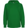 Neutral O 13101 detská mikina s kapucňou green