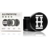 Hemper mlynček na bylinky z eloxovaného hliníka čierny 4 diely 56 mm