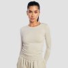 GymBeam Women‘s Aura Long Sleeve T-Shirt Grey - L GymBeam Women‘s Aura Long Sleeve T-Shirt Grey - L