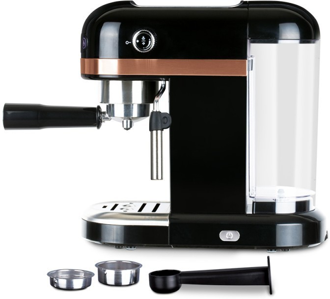 BERLINGERHAUS Pákový kávovar na espresso s LED displejom Black Rose Collection BH-9462
