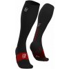 Kompresné podkolienky Compressport FULL SOCKS RECOVERY čierna červená