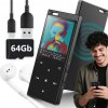 MP3 PREHRÁVAČ BLUETOOTH DIKTAFÓN VOX AUX S FUNKCIOU 64GB RÁDIO LCD EBOOK MP3 PREHRÁVAČ BLUETOOTH DIKTAFÓN VOX AUX S FUNKCIOU 64GB RÁDIO LCD EBOOK