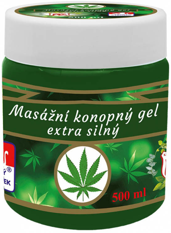 Putorius masážný gél Cannabis extra silný 500 ml