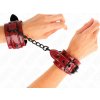 Kink - dark red wrist cuffs 23 x 5 cm Kink - dark red wrist cuffs 23 x 5 cm