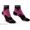 Bridgedale Hike Midweight Merino Performance Ankle dámske ponožky, čierna/ružová M Bridgedale Hike Midweight Merino Performance Ankle dámske ponožky, čierna/ružová M