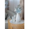 Vetvička MagicHome Vianoce, s kvetom poinsettia, modrá/strieborná, 27 cm Vetvička MagicHome Vianoce, s kvetom poinsettia, modrá/strieborná, 27 cm