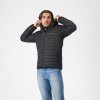 CASTELLI Cyklistická zateplená bunda - CLASSICO PUFFY - čierna M CASTELLI Cyklistická zateplená bunda - CLASSICO PUFFY - čierna M