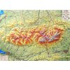 nástenná mapa Tatry 3D reliéfna plastová mapa 70x95cm nástenná mapa Tatry 3D reliéfna plastová mapa 70x95cm