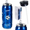 Termohrnček plechovka futbalová lopta modrá 500 ml Termohrnček plechovka futbalová lopta modrá 500 ml