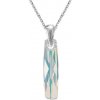 For You Prívesok Swarovski elements hranolček dúhový CRYSTAL AB 1588