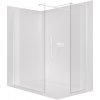 CERANO - Sprchová zástena Walk-in Onyx TL/P - 8 mm - hranatá vzpera - biela matná, transparentné sklo - 90x60x200 cm CERANO - Sprchová zástena Walk-in Onyx TL/P - 8 mm - hranatá vzpera - biela matná, transparentné sklo - 90x60x200 cm
