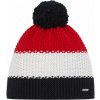 Zimná čiapka Eisbär Star Pompon MÜ - schwarz/white/ketchup uni Zimná čiapka Eisbär Star Pompon MÜ - schwarz/white/ketchup uni