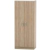 Tempo Kondela 2-dverová skriňa, vešiaková, poličková, dub sonoma, BETTY 2 BE02-003-00 Tempo Kondela 2-dverová skriňa, vešiaková, poličková, dub sonoma, BETTY 2 BE02-003-00
